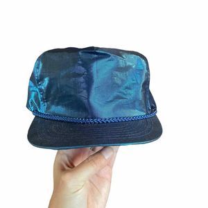Metallic Blue Winner Hat one size fits all